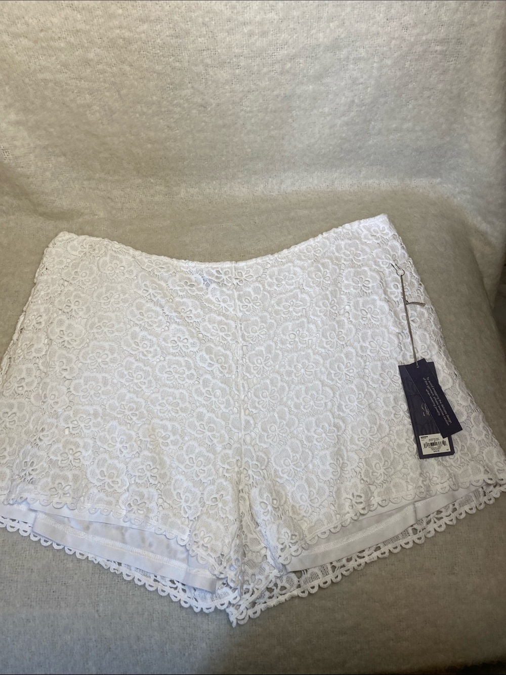 NWT Jennifer Lopez White Lace Shorts